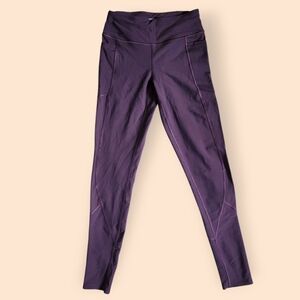 Purple High-Waisted Leggings Total Knockout Yoga Pants
